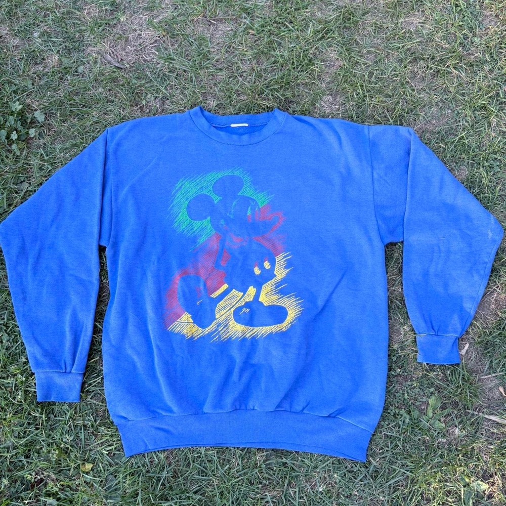 Vintage Mickey Mouse crew neck sweatshirt